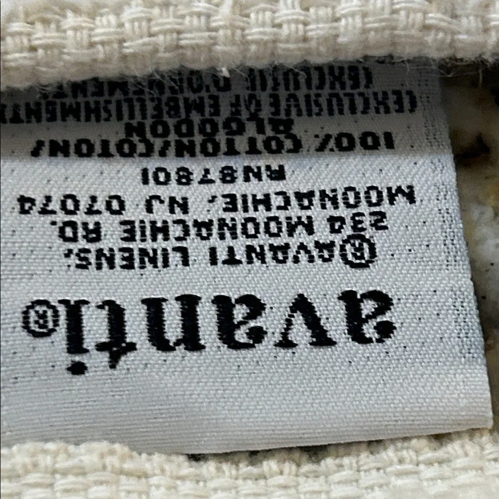 Avanti Cream Decorative Towels